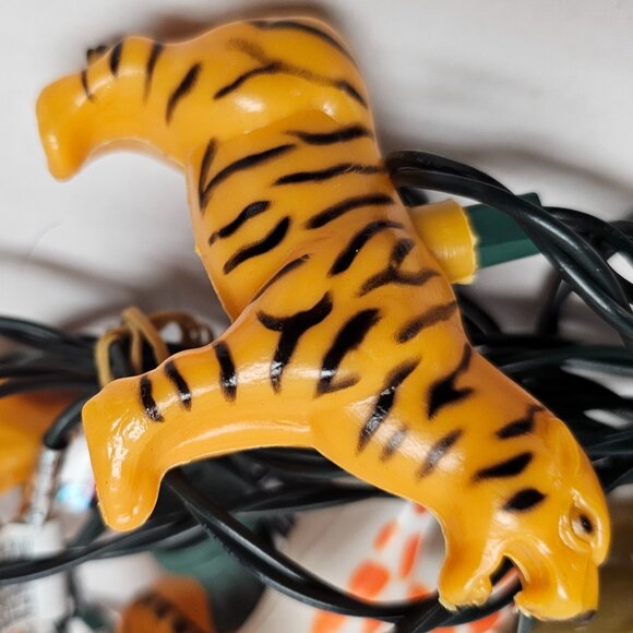 Zoo Safari Wild Animal String Light Jungle Giraffe Zebra Elephant Tiger Works - Picture 6 of 12